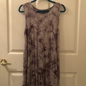 Grey Tye Dye tank dress